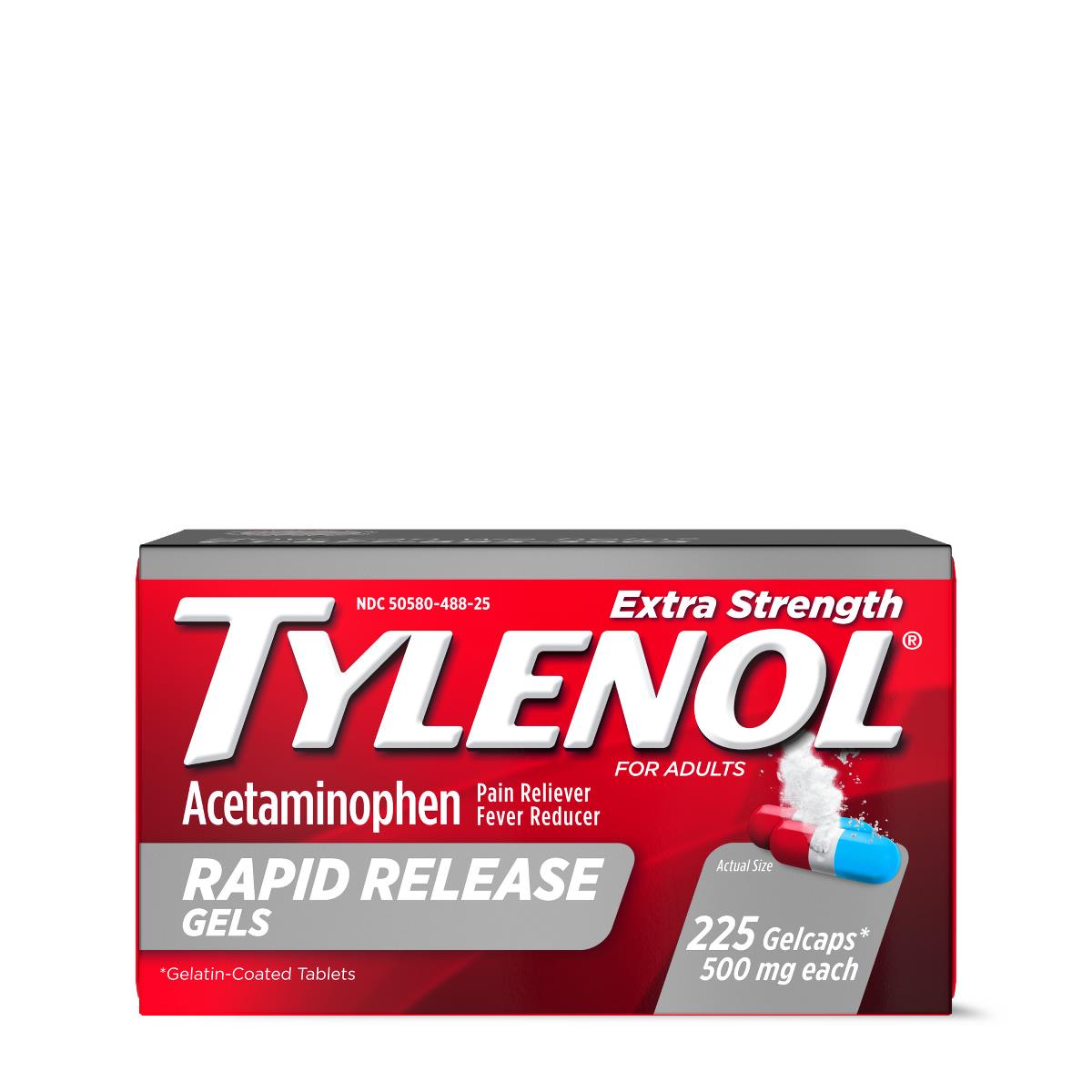 Medline Tylenol Rapid Release Gelcaps