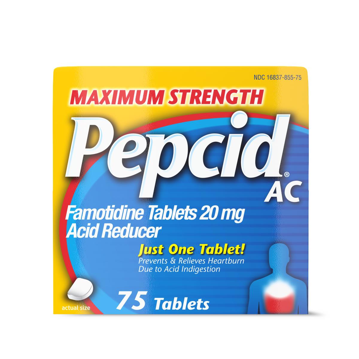 Medline Pepcid AC Maximum Strength Famotidine Tablets