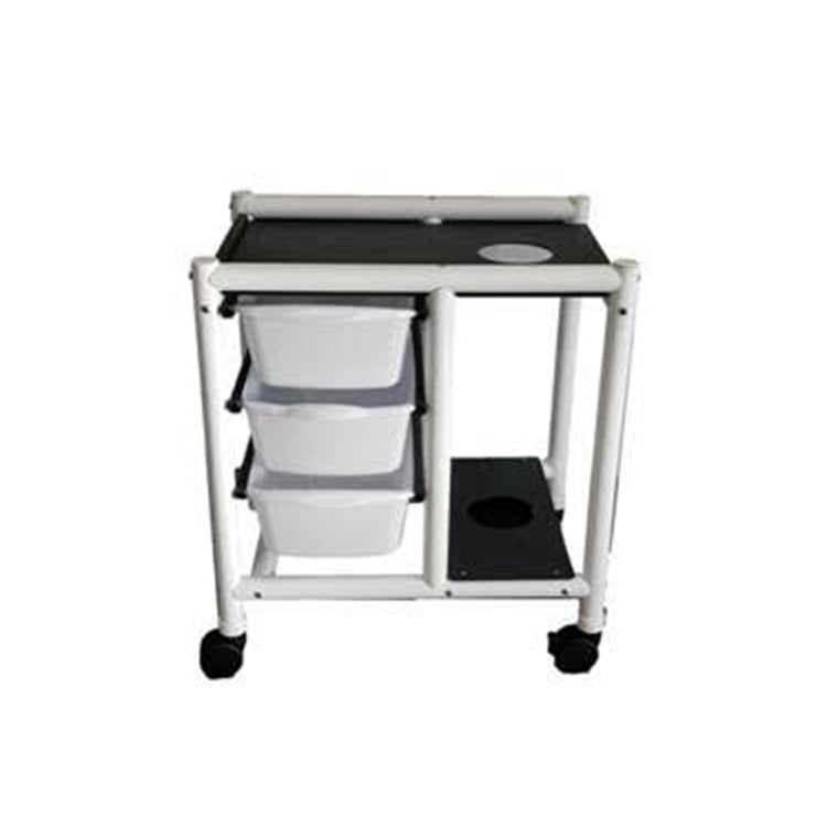 Mor-Medical Deluxe New Era Patented Infection Control Crash Cart with Pull Out Bins