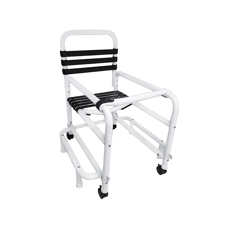 Mor-Medical Deluxe New Era Patented Infection Control 18" Outrigger Walker with Soft Touch Seat and Back, User-Friendly Safety Gate, 3" All Locking Casters, 310 lbs wt capacity