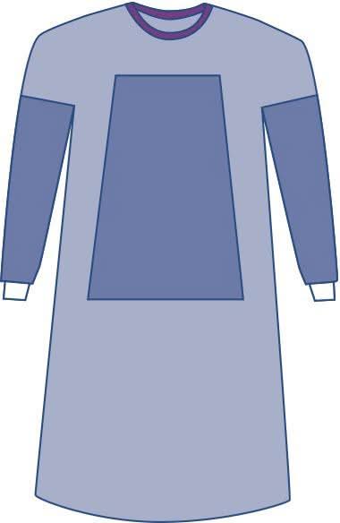 Medline Sterile Fabric-Reinforced Eclipse Surgical Gowns