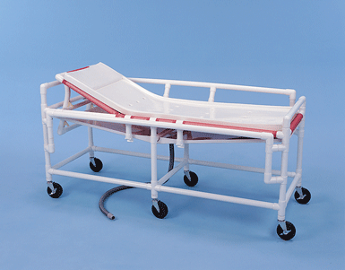 Healthline Adjustable Back Shower Gurney