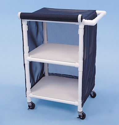 Healthline Two Shelf Cart, 24″ x 20″ Shelves