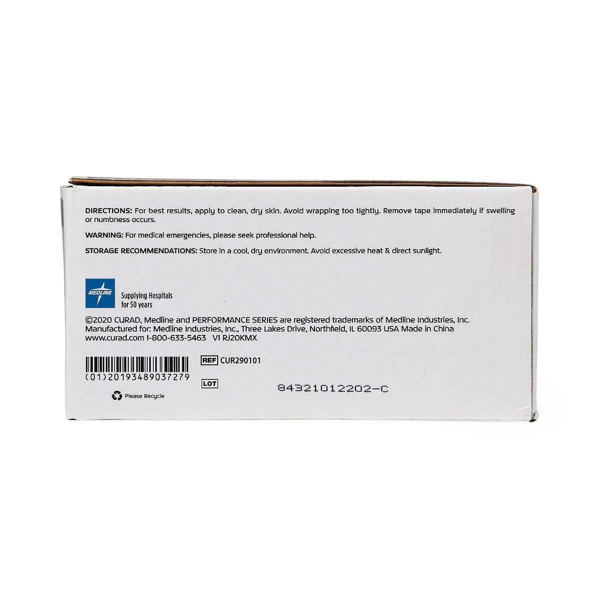 Medline CURAD Premium Porous Cotton Cloth Tape