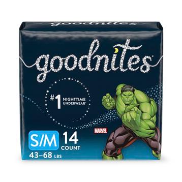 Medline Goodnites Boys' Overnight Bedwetting Underwear