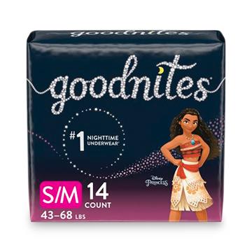 Medline Goodnites Girls' Overnight Bedwetting Underwear