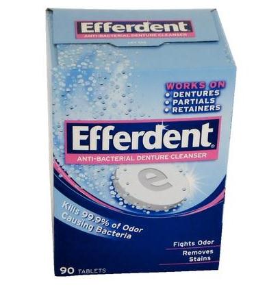 Medline Efferdent Denture Cleanser Tablets