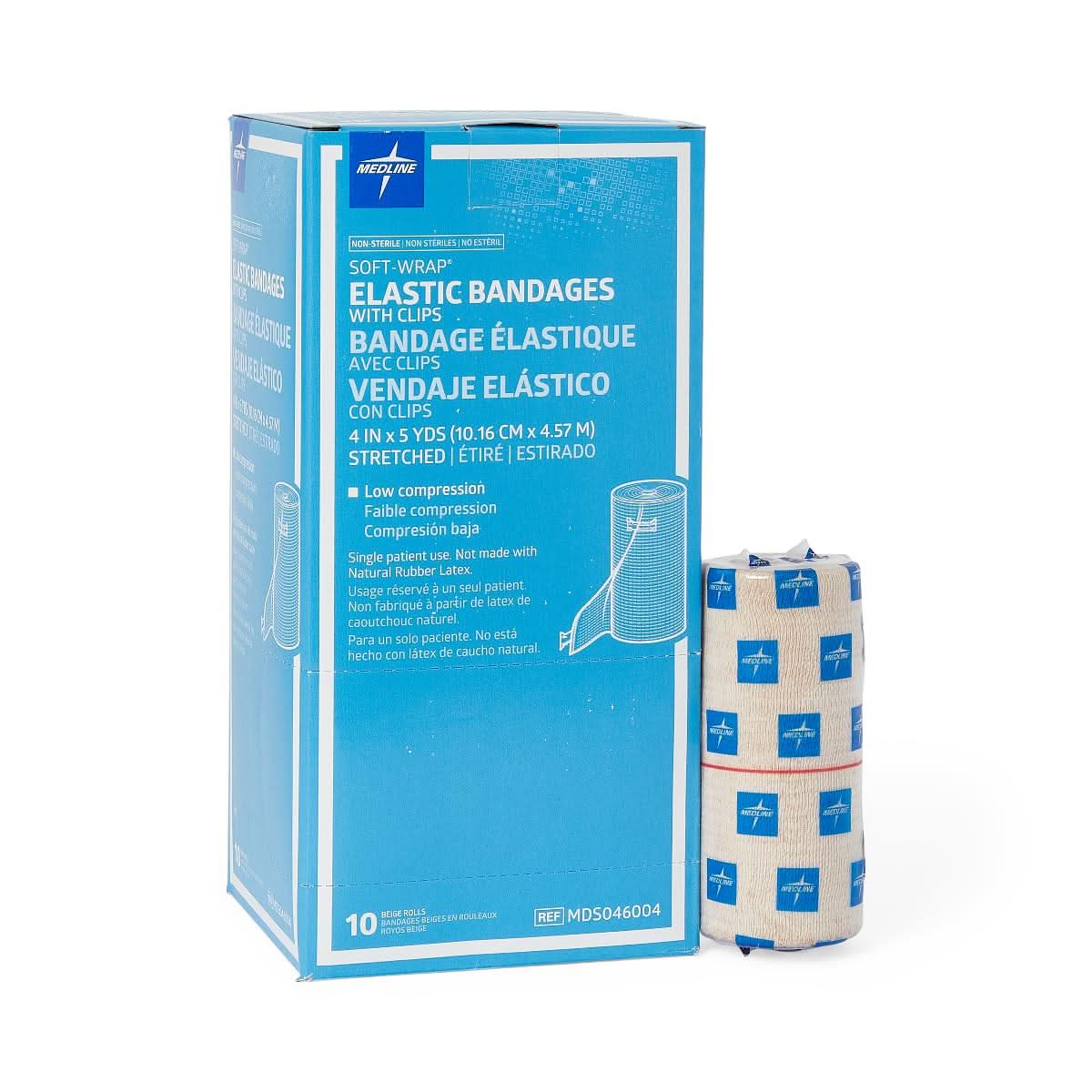 Medline Soft-Wrap Nonsterile Elastic Bandages