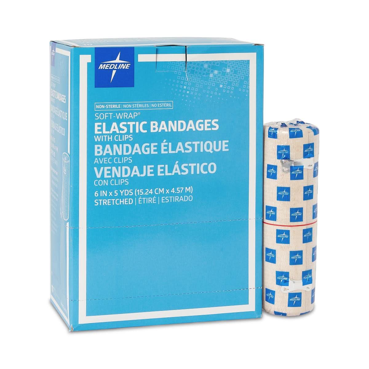 Medline Soft-Wrap Nonsterile Elastic Bandages