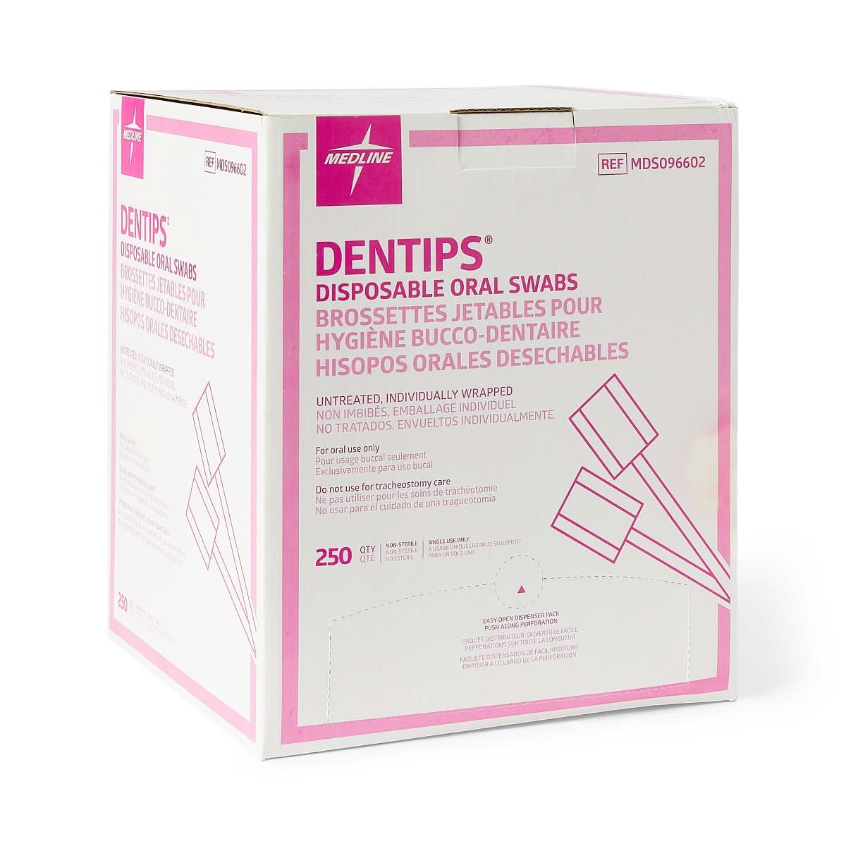 Medline DenTips Oral Swabsticks