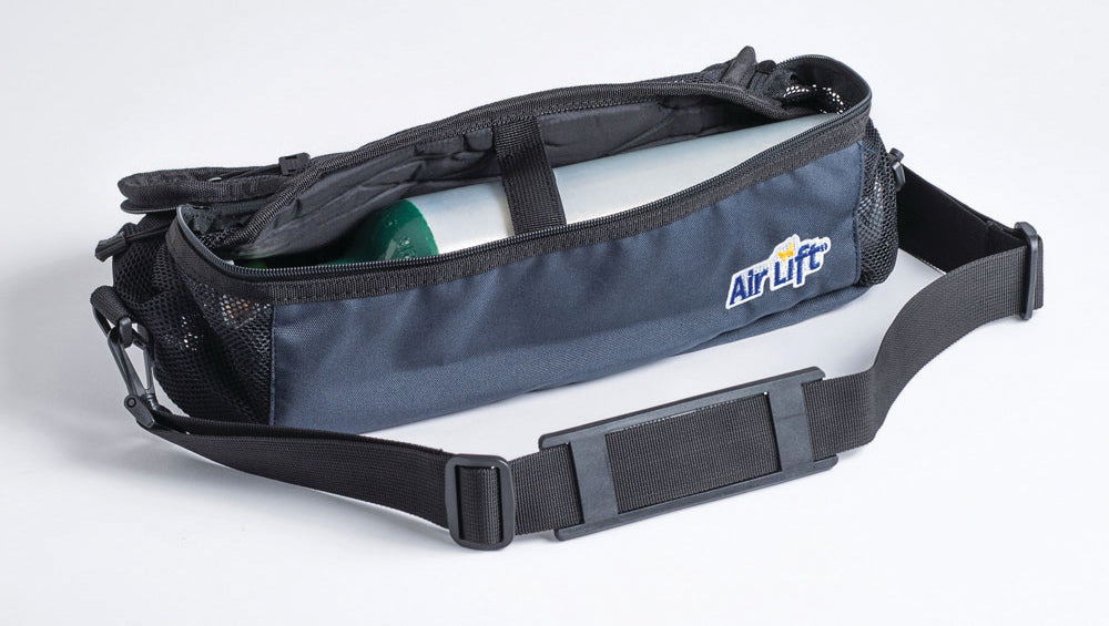 Compass Health AirLift Camera Style Horizontal Shoulder Bag for M6/B or M9/C Cylinders