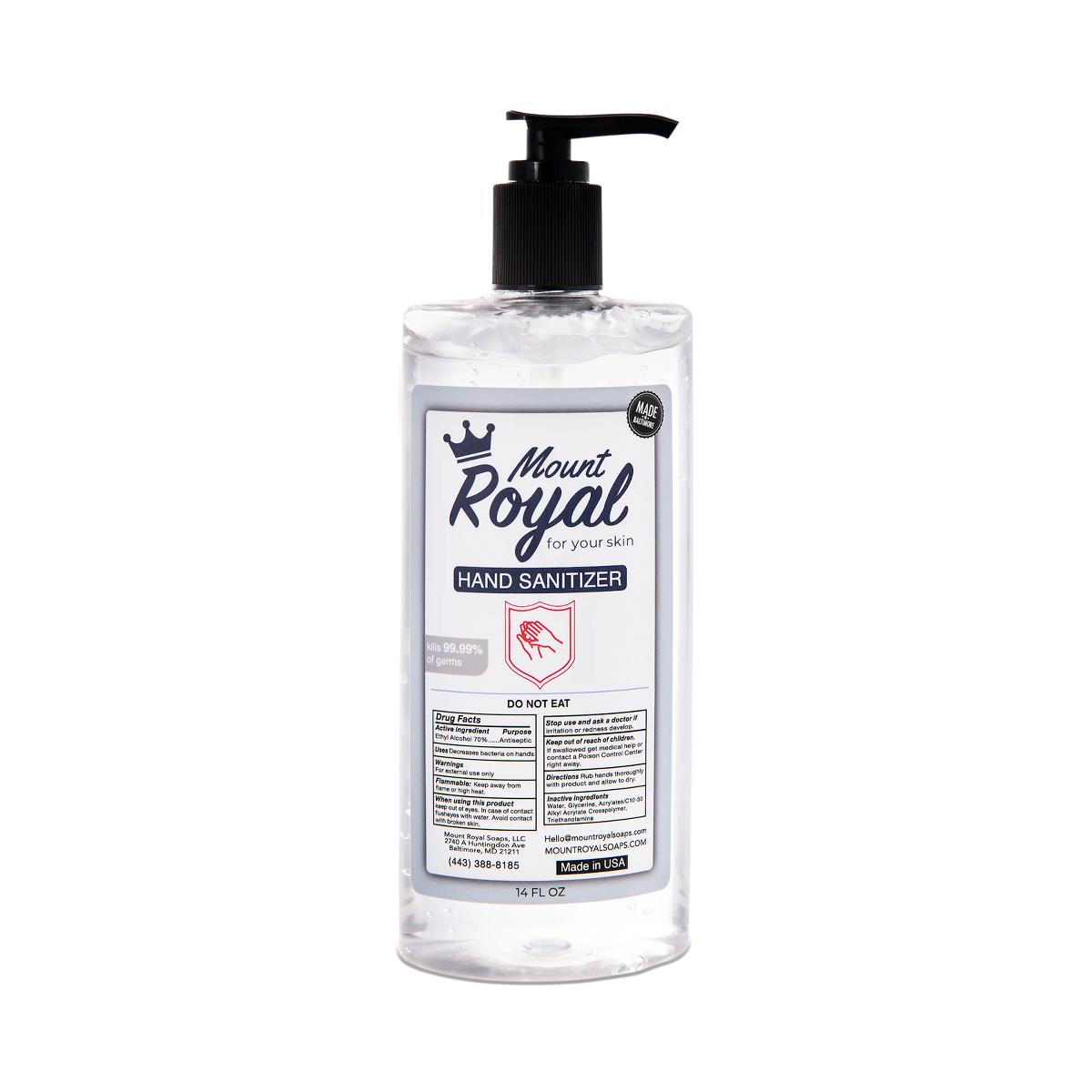 Medline Mount Royal 70% Ethyl Alcohol Gel Hand Sanitizers