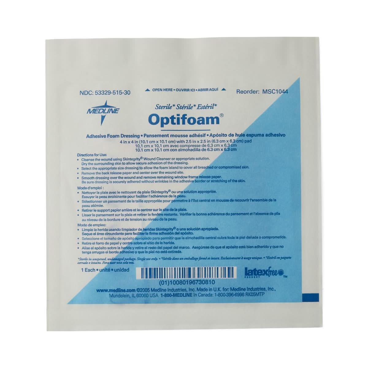 Medline Optifoam Adhesive Dressings