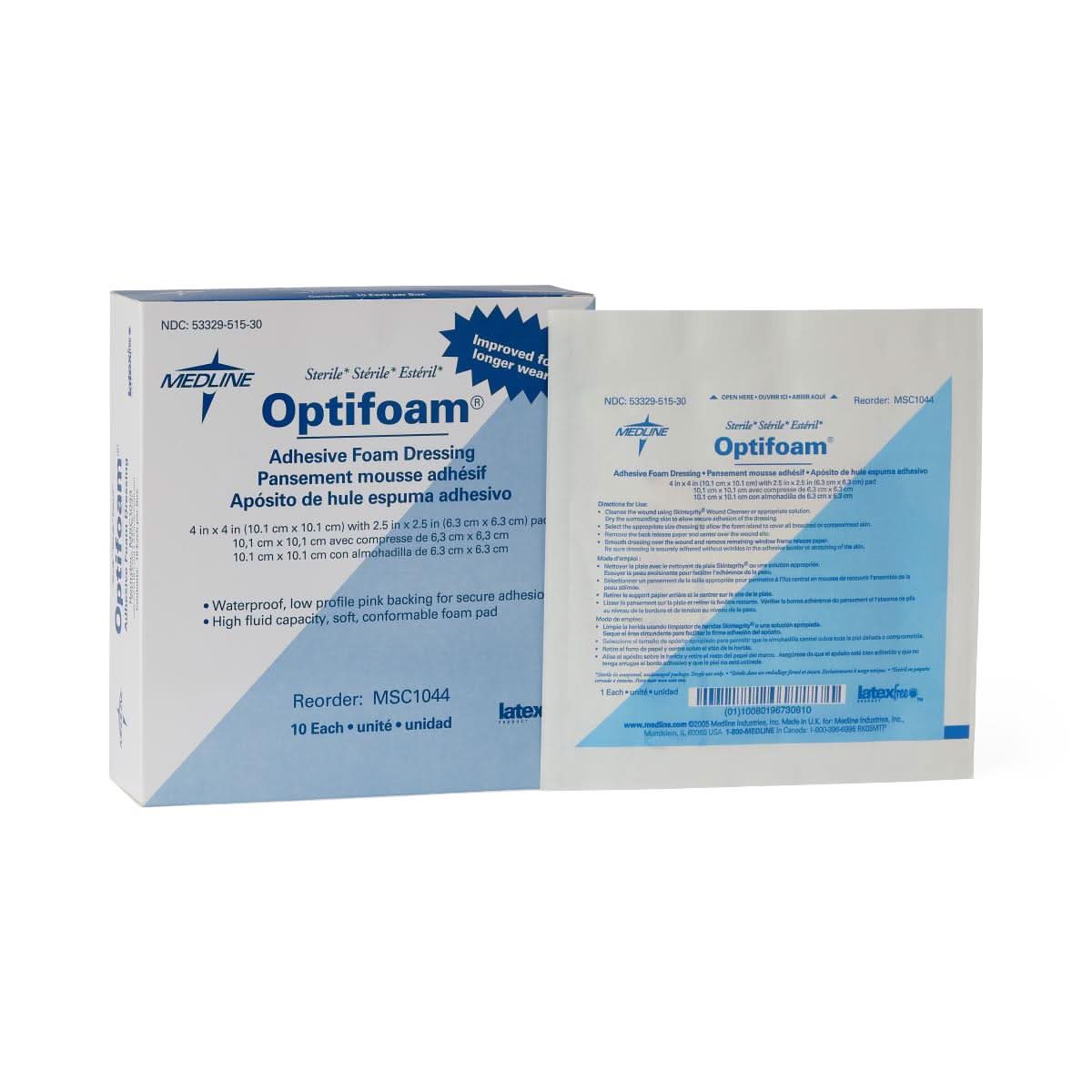 Medline Optifoam Adhesive Dressings