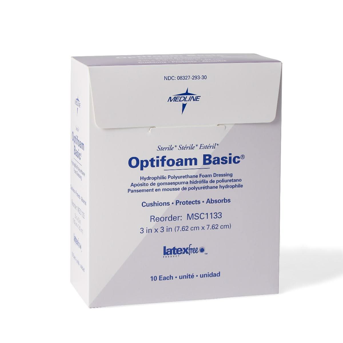 Medline Optifoam Basic Non-Adhesive Dressings