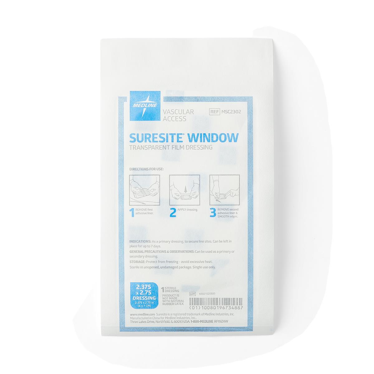 Medline Suresite Window Transparent Film Dressing