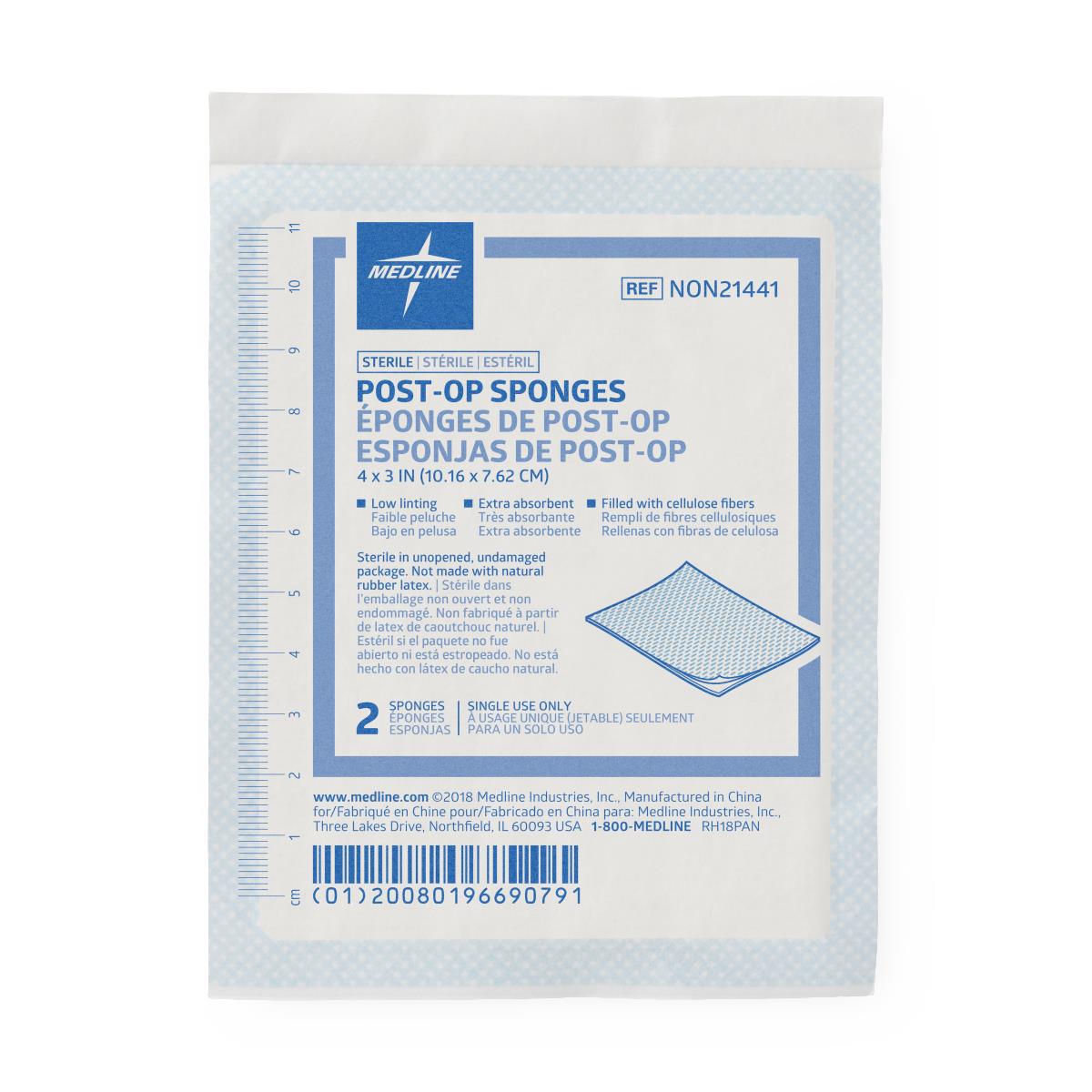 Medline Post-Op Sterile Gauze