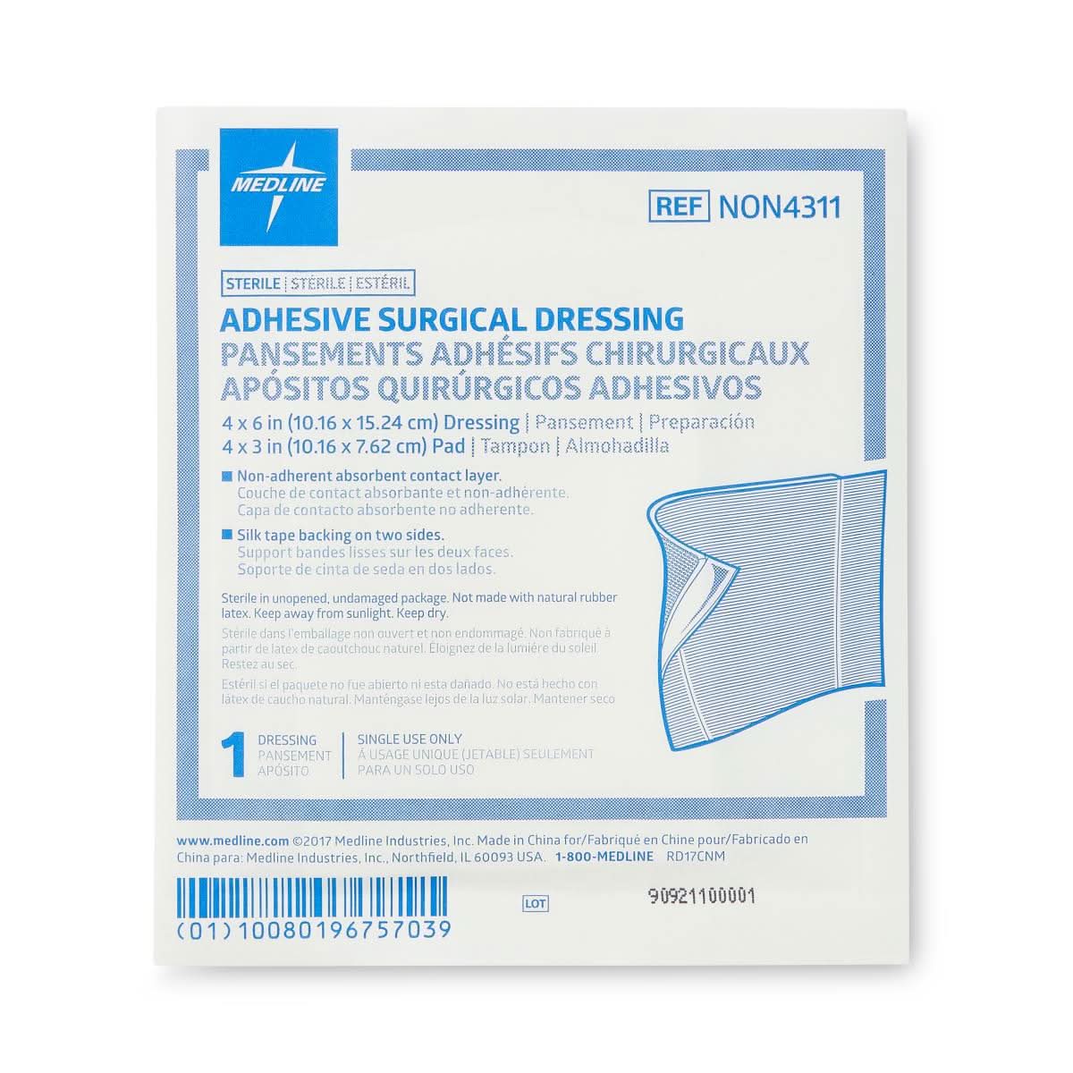 Medline Sterile Surgical Adhesive Dressings