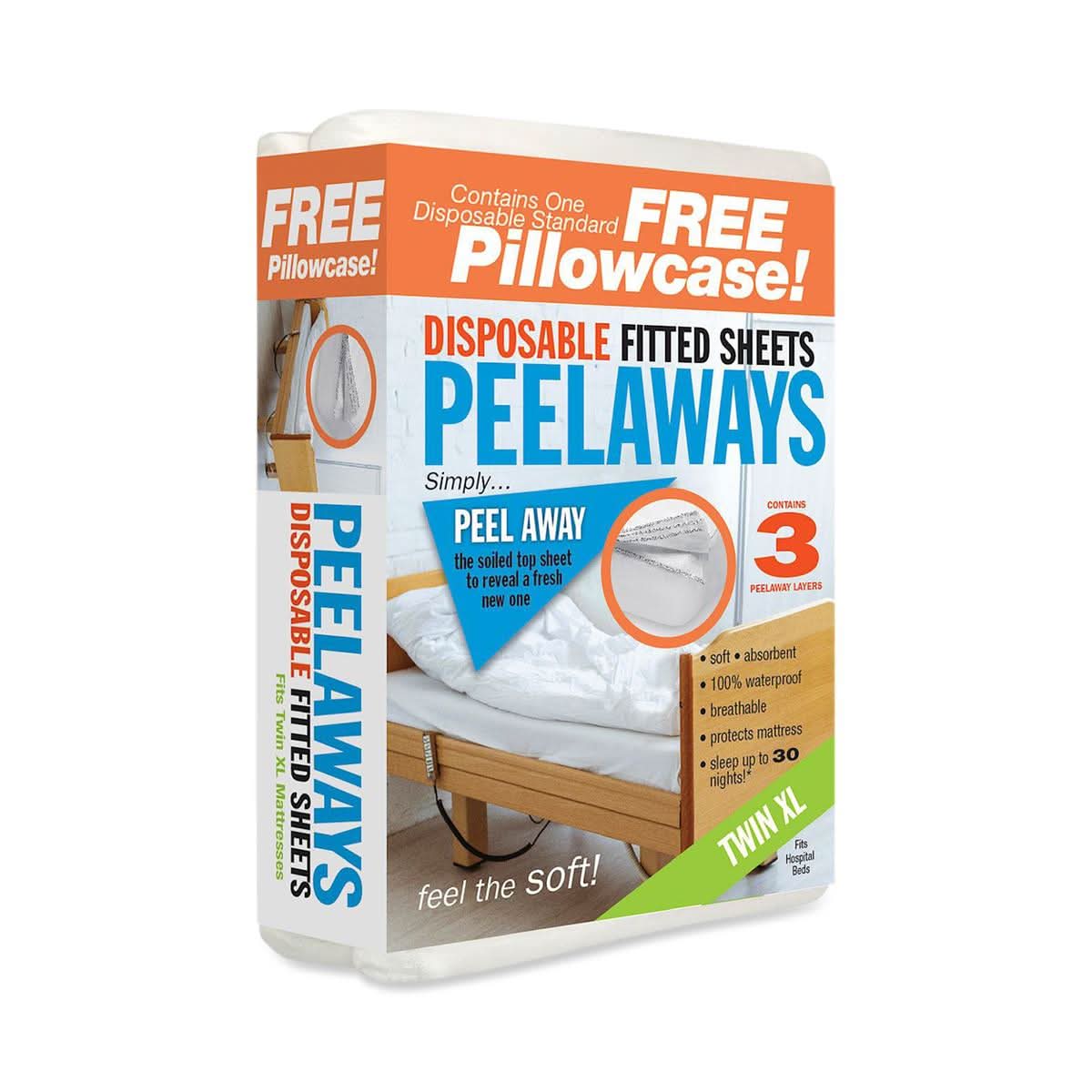 Medline PeelAways Multi-Layered Fitted Sheets