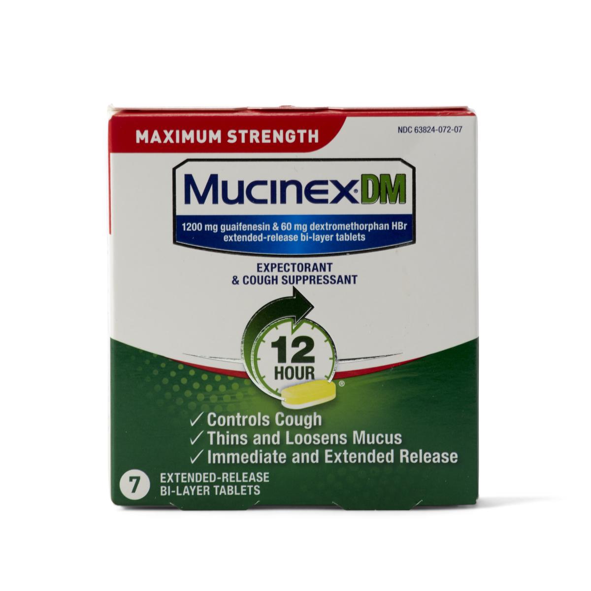 Medline Mucinex DM Expectorant/Cough SuppressantTablets
