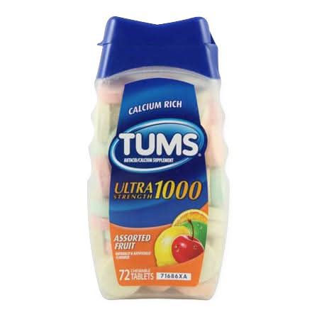 Medline TUMS Ultra Strength 1000 Antacid Tablets