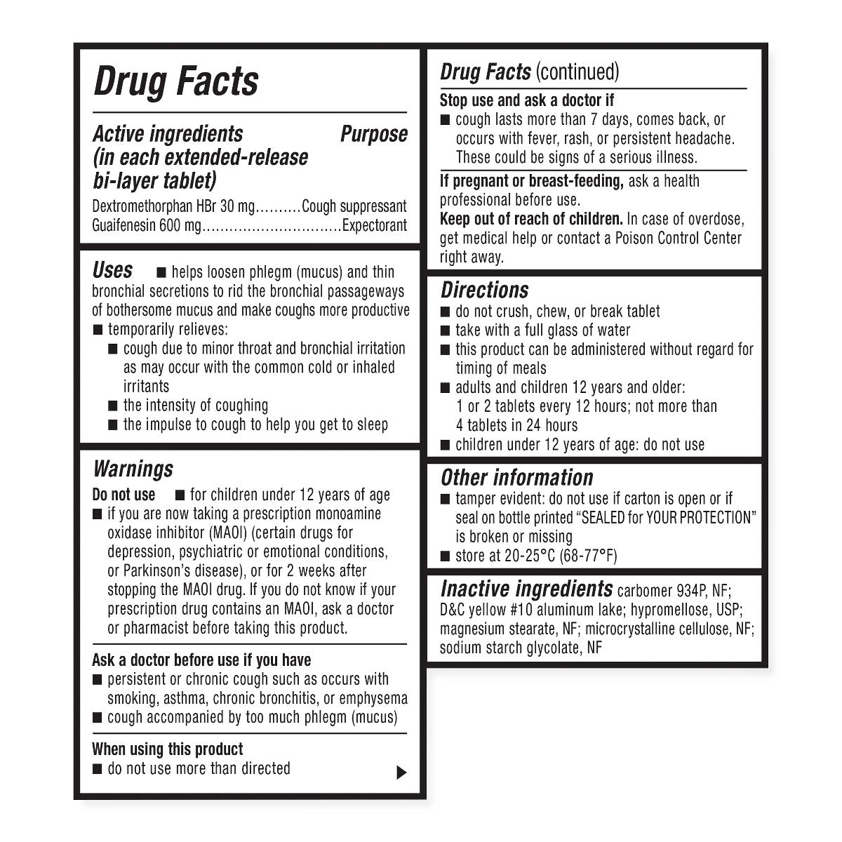 Medline Mucinex Extended-Release Tablets