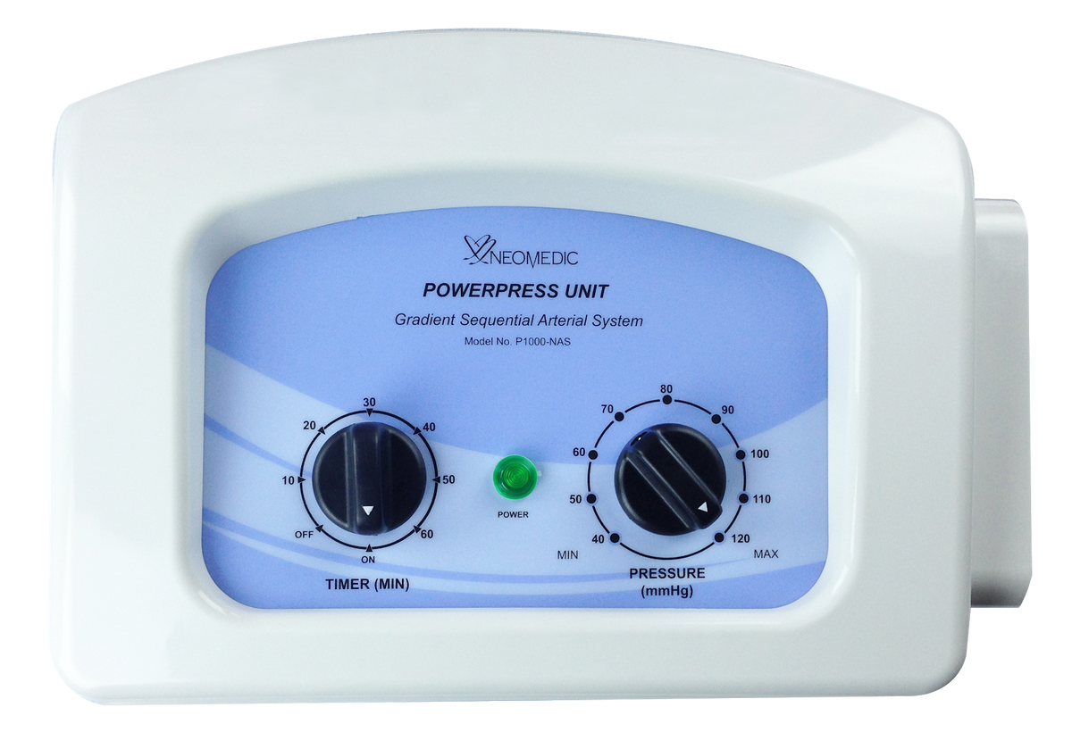 Neomedic POWERPRESS GRADIENT ARTERIAL SYSTEM W/TIMER & PRESSURE REGULATOR