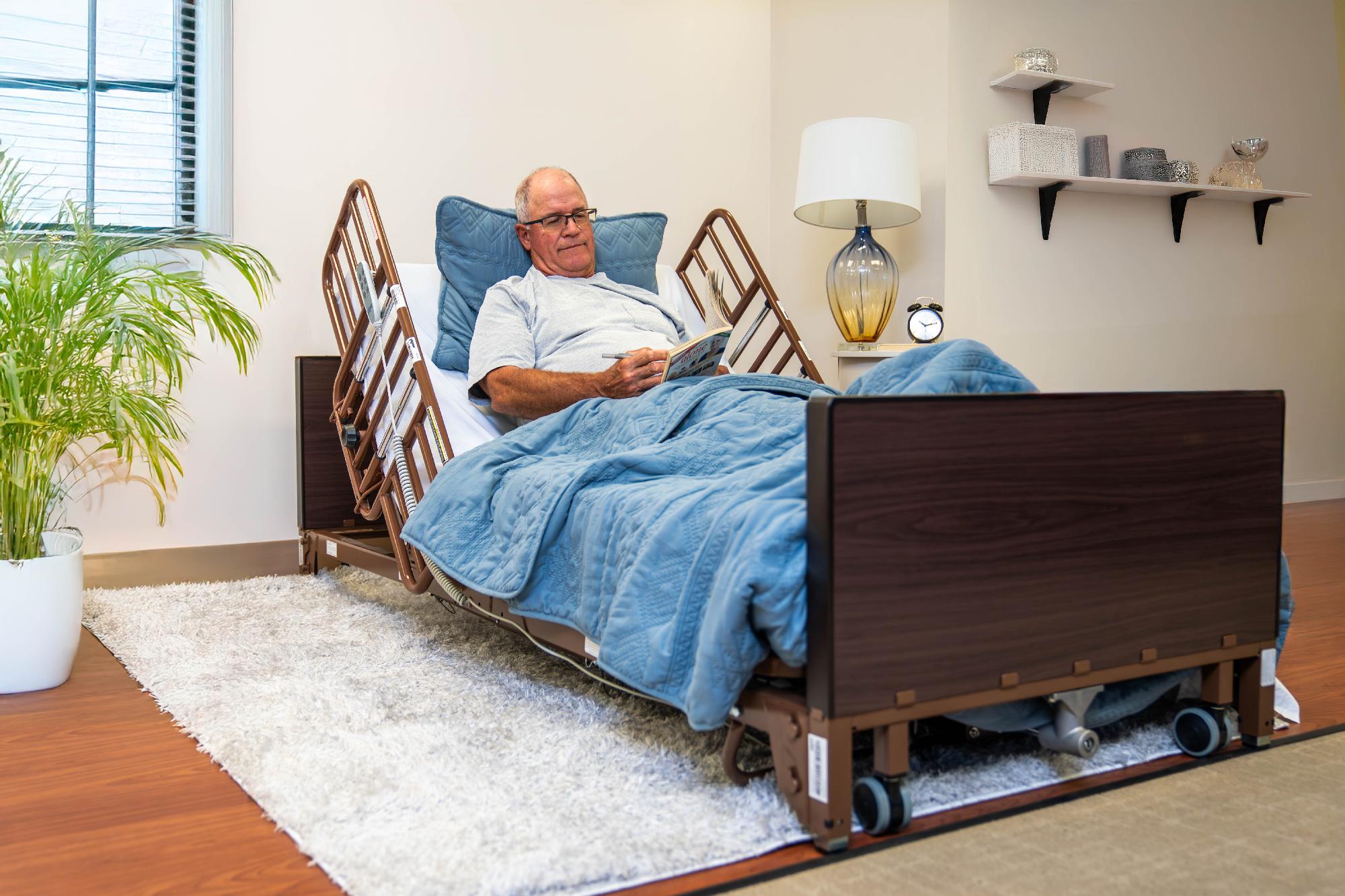 Compass Health 2-MOTOR FULL-ELEC BED LOW HBFESS & HBFEBEL