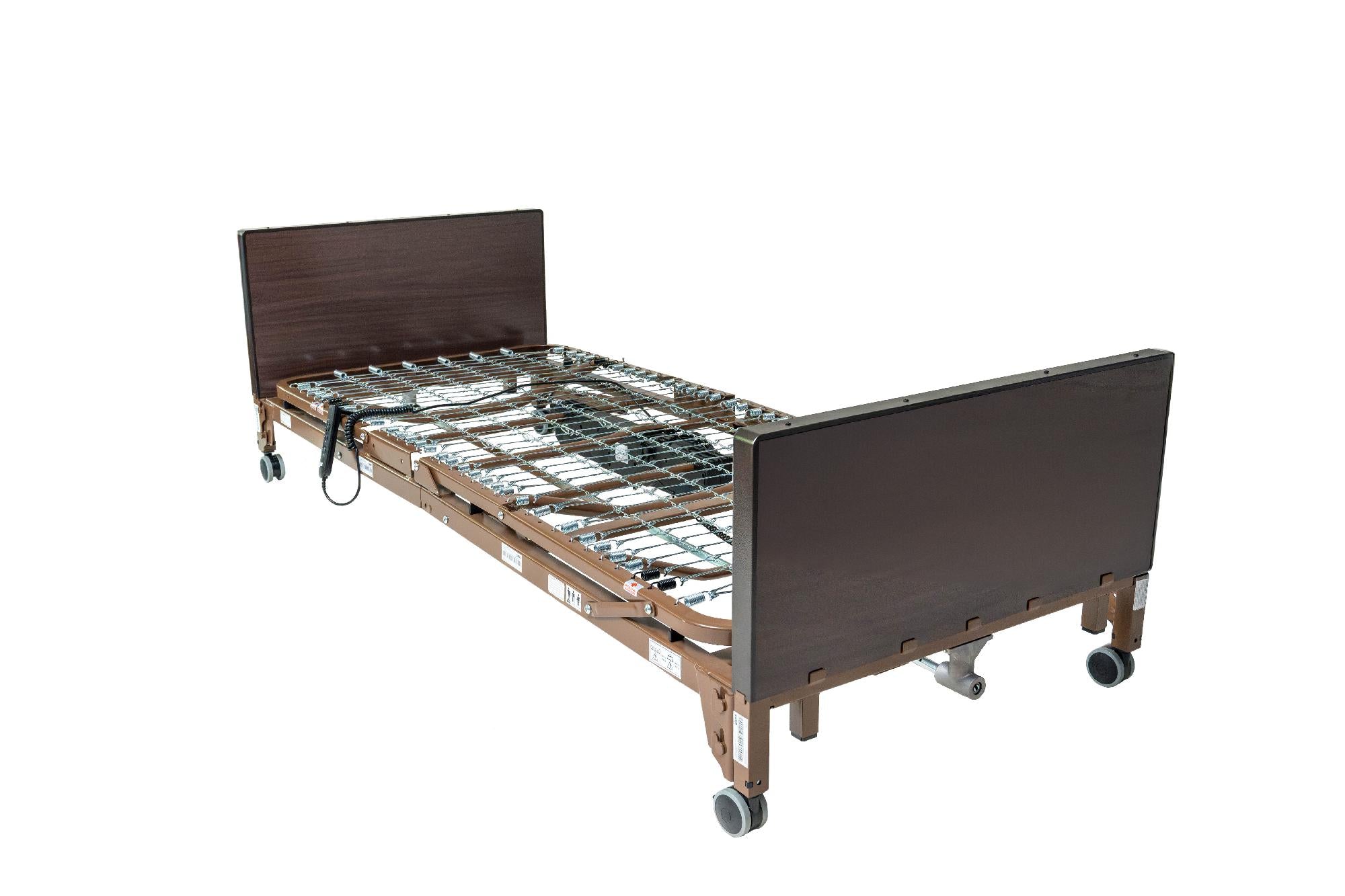 Compass Health 2-MOTOR FULL-ELEC BED LOW HBFESS & HBFEBEL