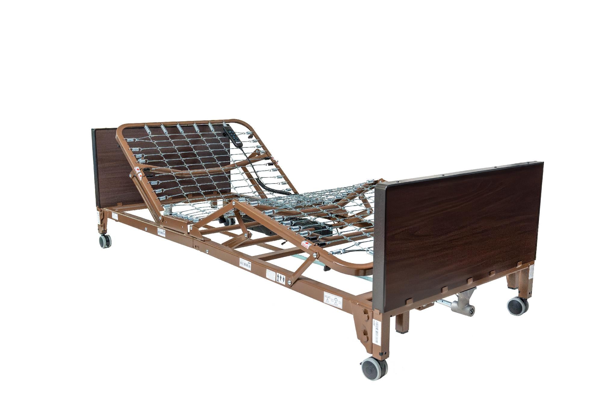 Compass Health 2-MOTOR FULL-ELEC BED LOW HBFESS & HBFEBEL