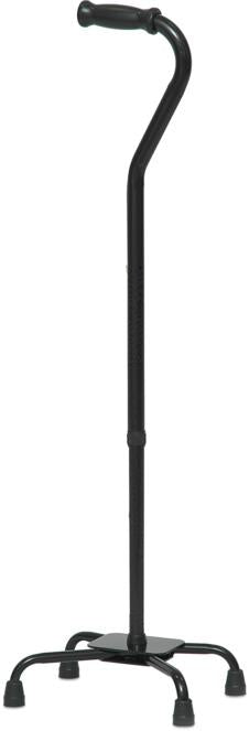 Compass Health ProBasics Bariatric Quad Cane, Large Base (Black), 2/ca 500 lb Weight Capacity