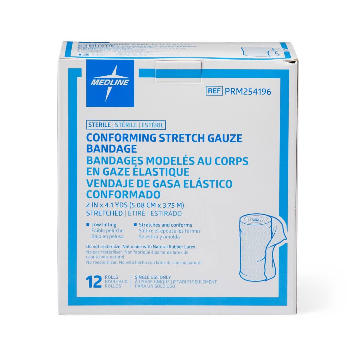 Medline Sterile Conforming Gauze Bandages