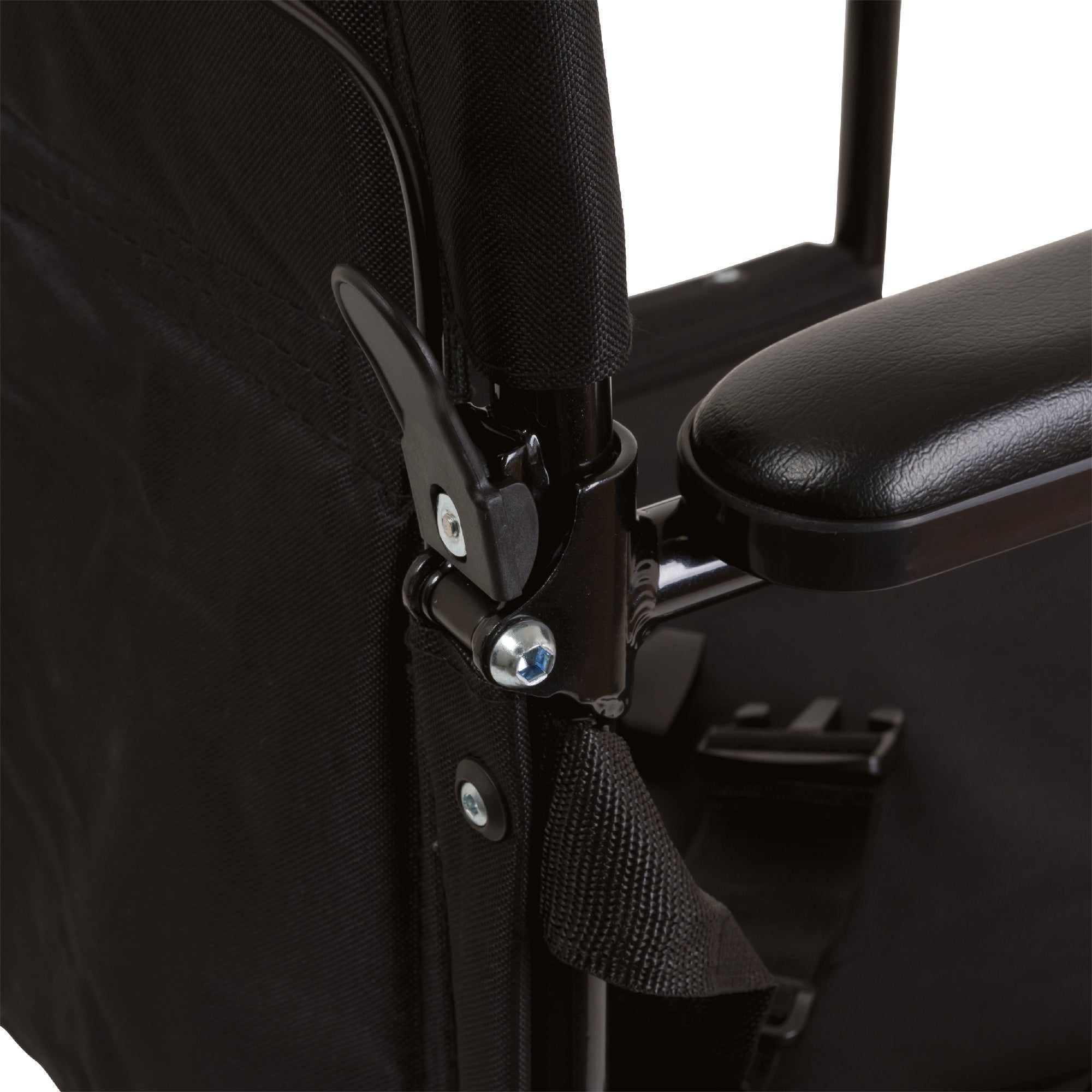 Compass Health ProBasics Aluminum Transport Chair with 12-Inch Wheels, 300 lb Weight Capacity, 1/cs
