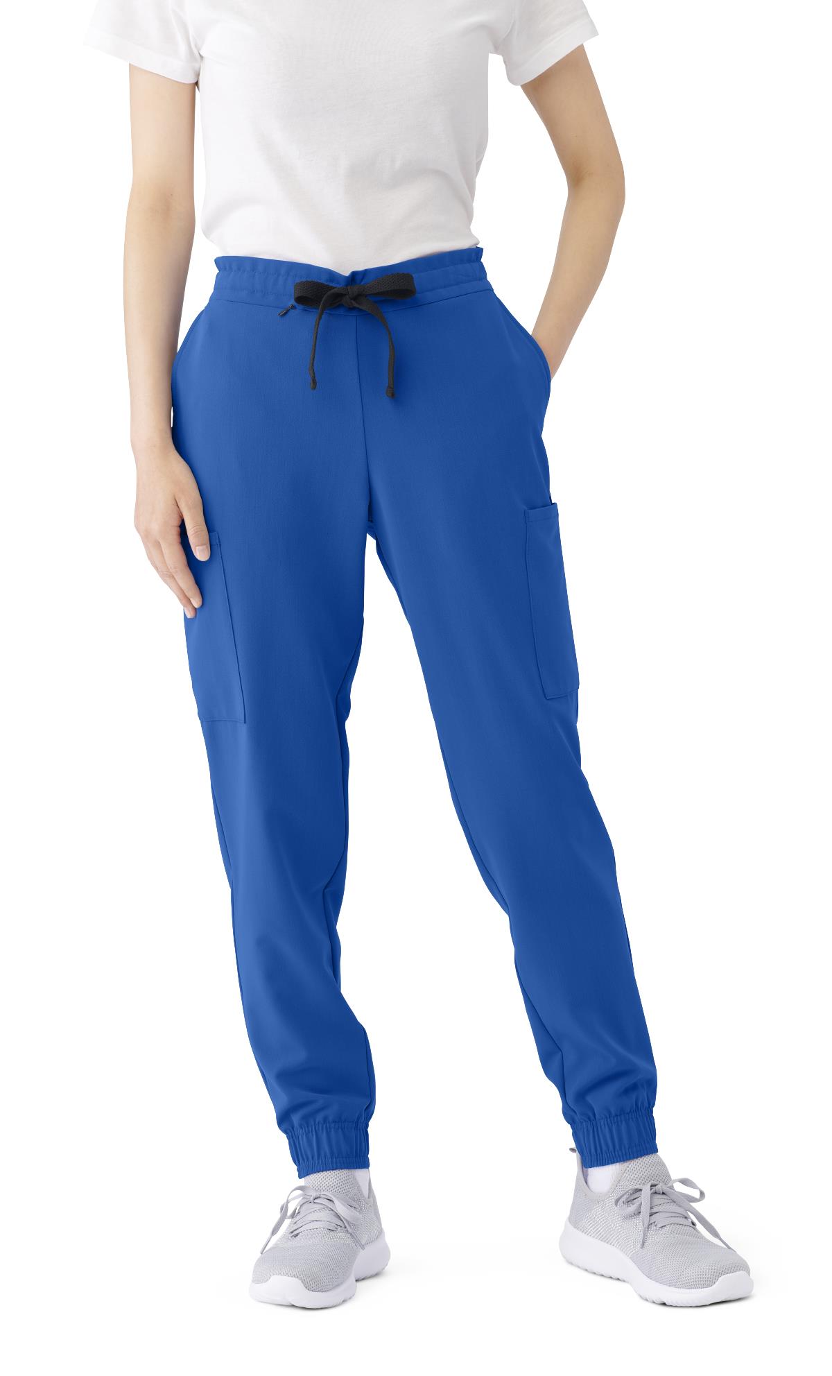 Medline First AVE Women's 7-Pocket Jogger Scrub Pants (Style 2544) - Charcoal