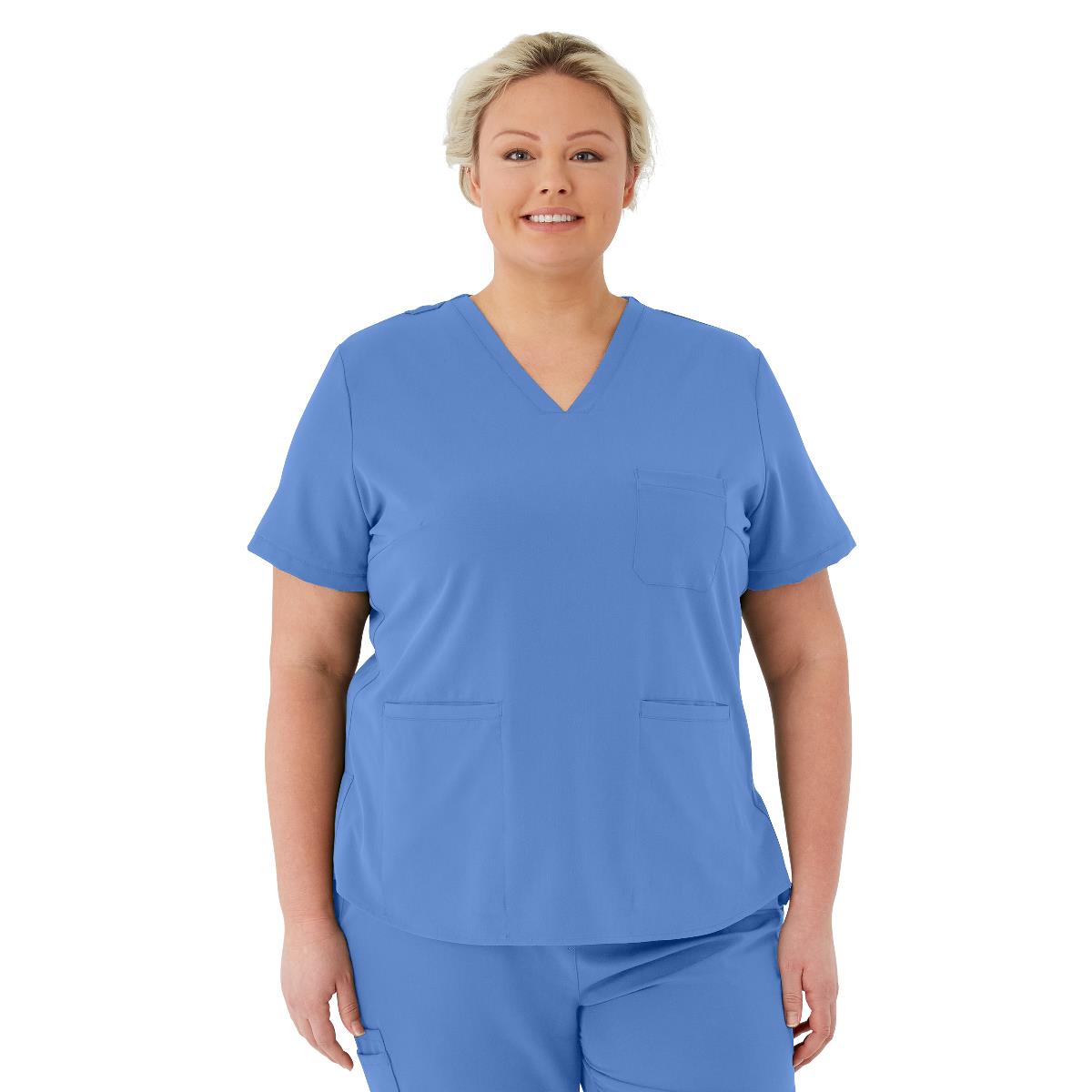 Medline Lexington AVE Women's 3-Pocket Scrub Tops (Style 4802) - Hunter Green