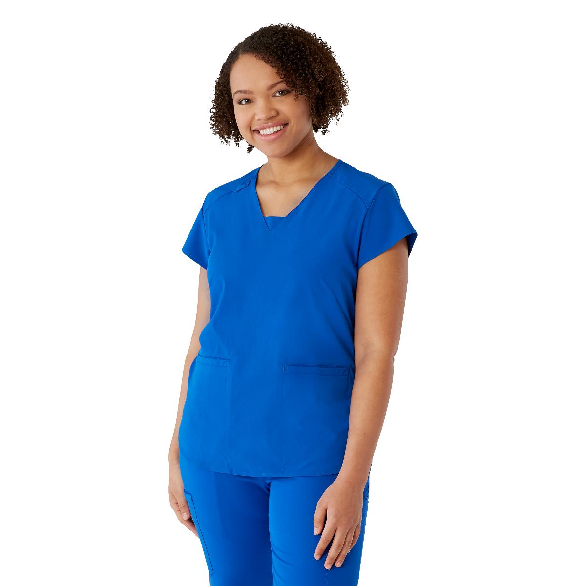 Medline Monroe AVE Women's V-Neck Tunic Style Scrub Tops (Style 4805)