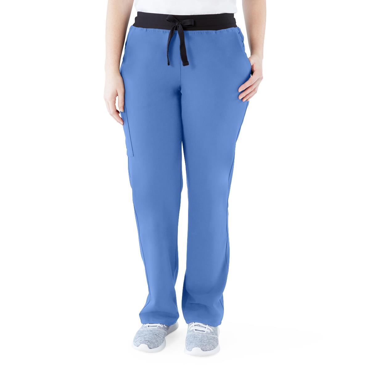Medline Varick AVE Women's Midrise 6-Pocket Scrub Pants - Tall Length (Style 4913)