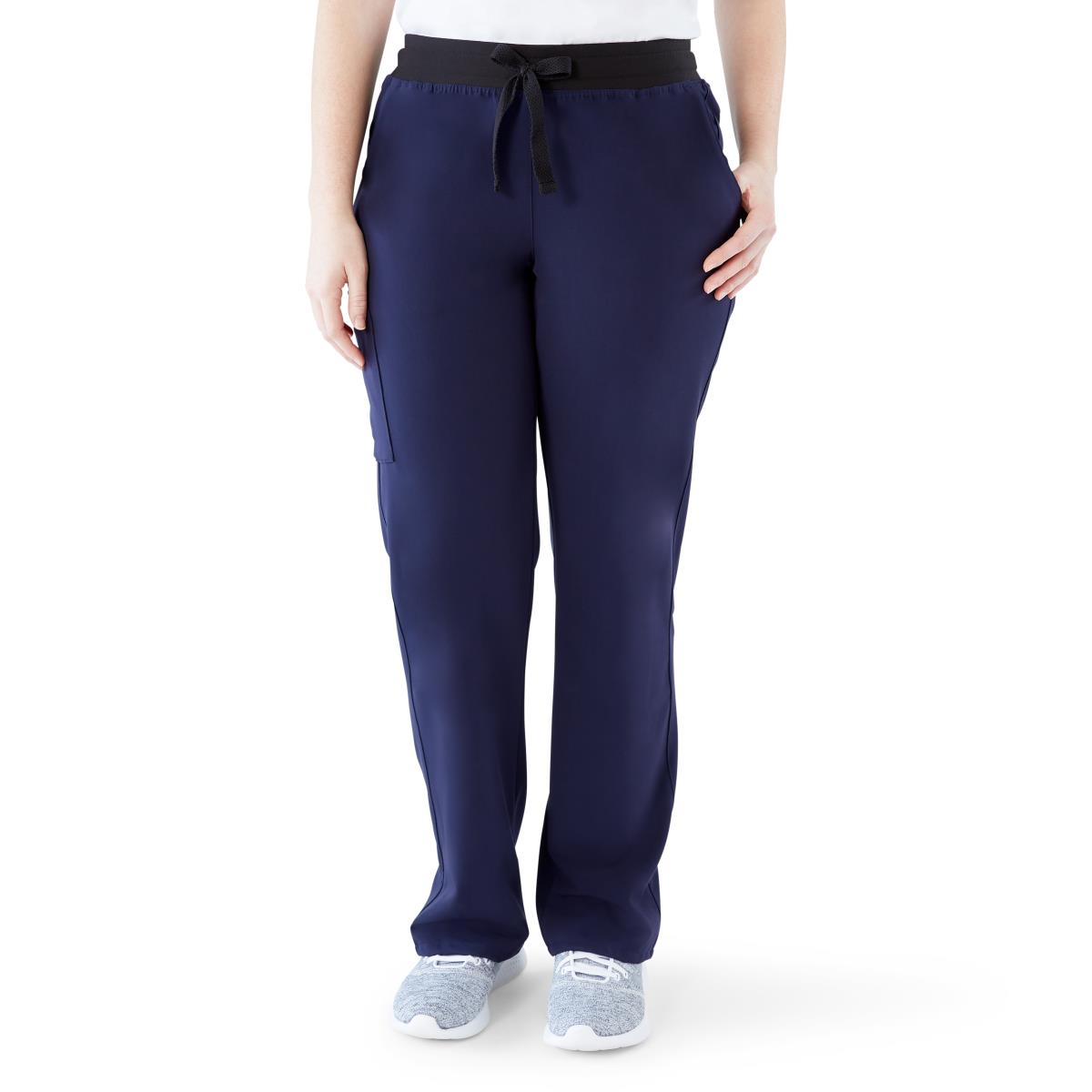 Medline Varick AVE Women's Midrise 6-Pocket Scrub Pants - Petite Length (Style 4913)