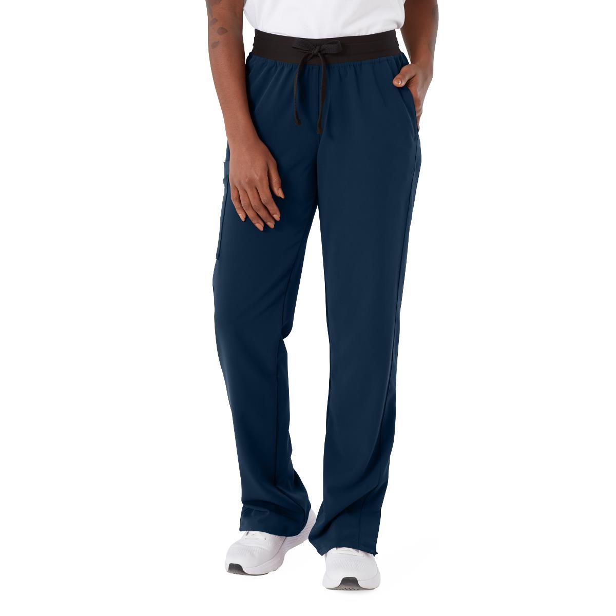 Medline Varick AVE Women's Midrise 6-Pocket Scrub Pants - Petite Length (Style 4913)