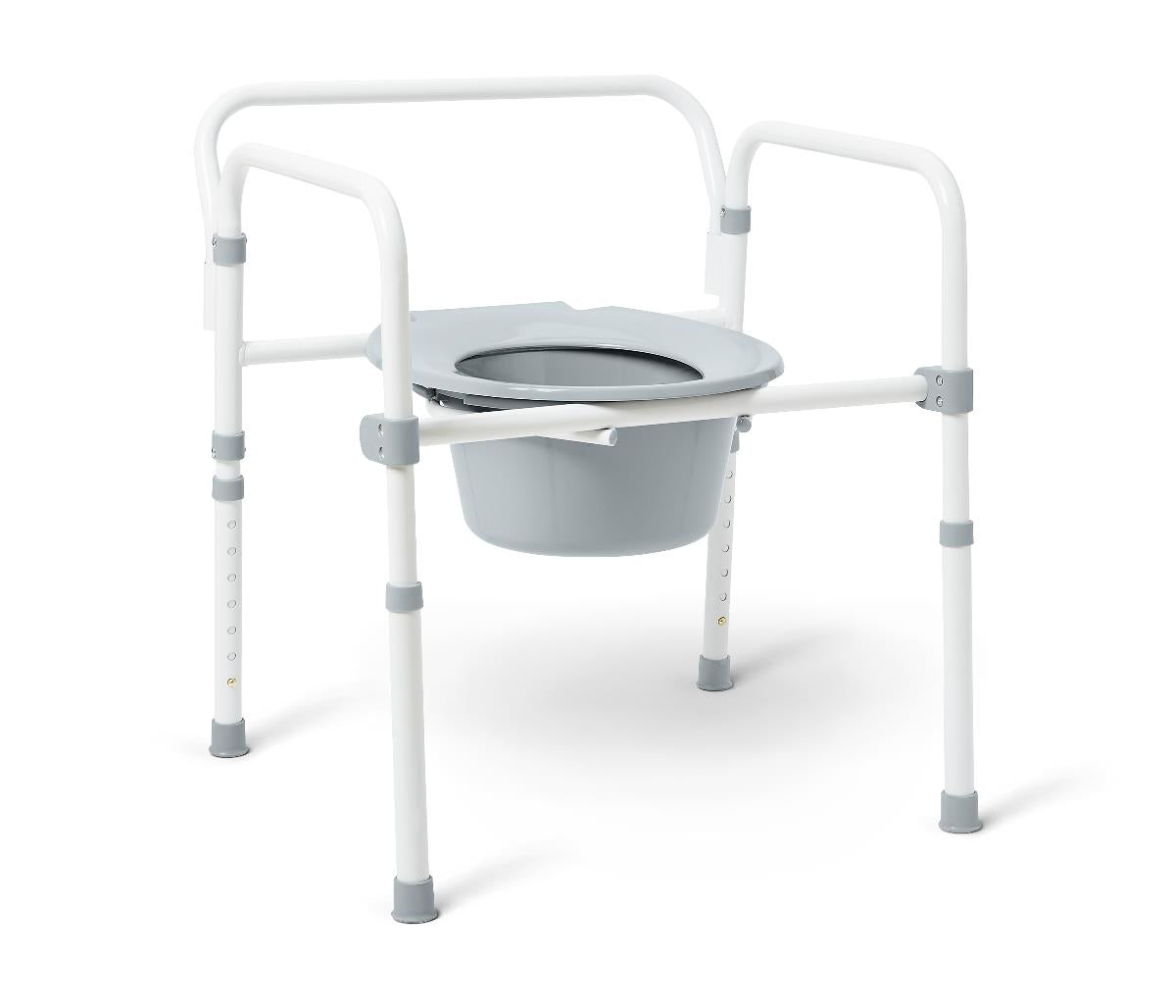 Medline Steel 3-in-1 Folding Elongated Commodes