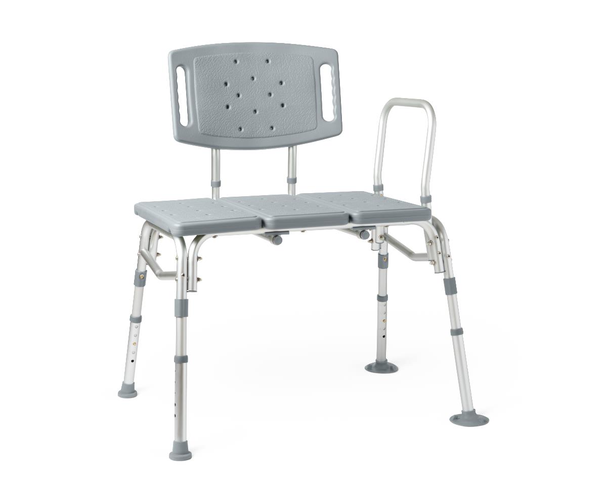 Medline Bariatric Bath Transfer Benches with Reversible Backrest