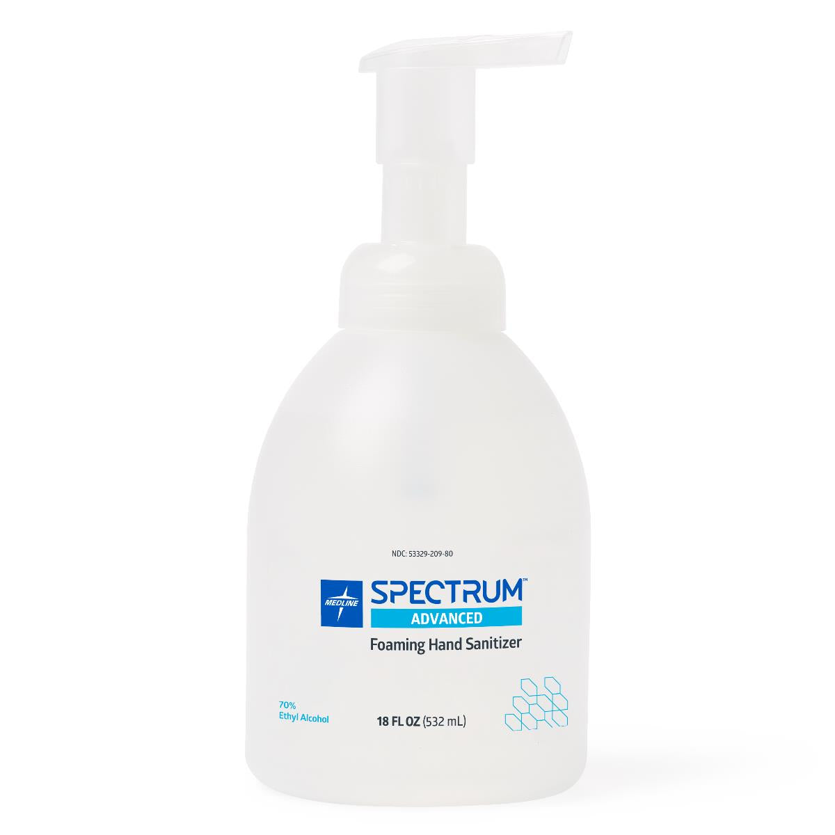 Medline Spectrum Advanced 70% v/v Ethyl Alcohol Foam Hand Sanitizers