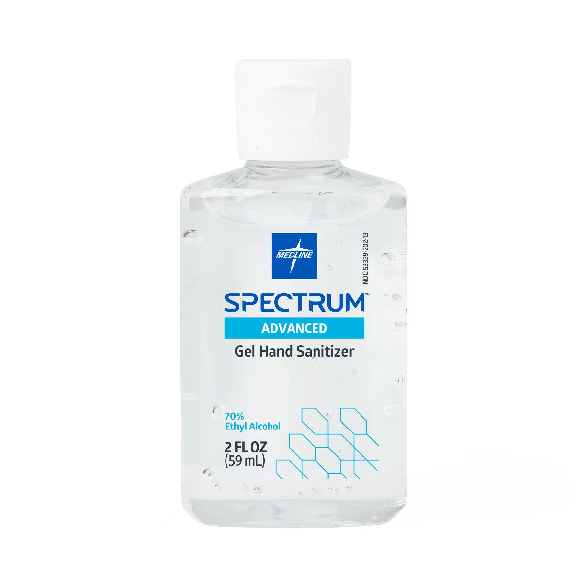 Medline Spectrum Advanced 70% Ethyl Alcohol Gel Hand Sanitizers