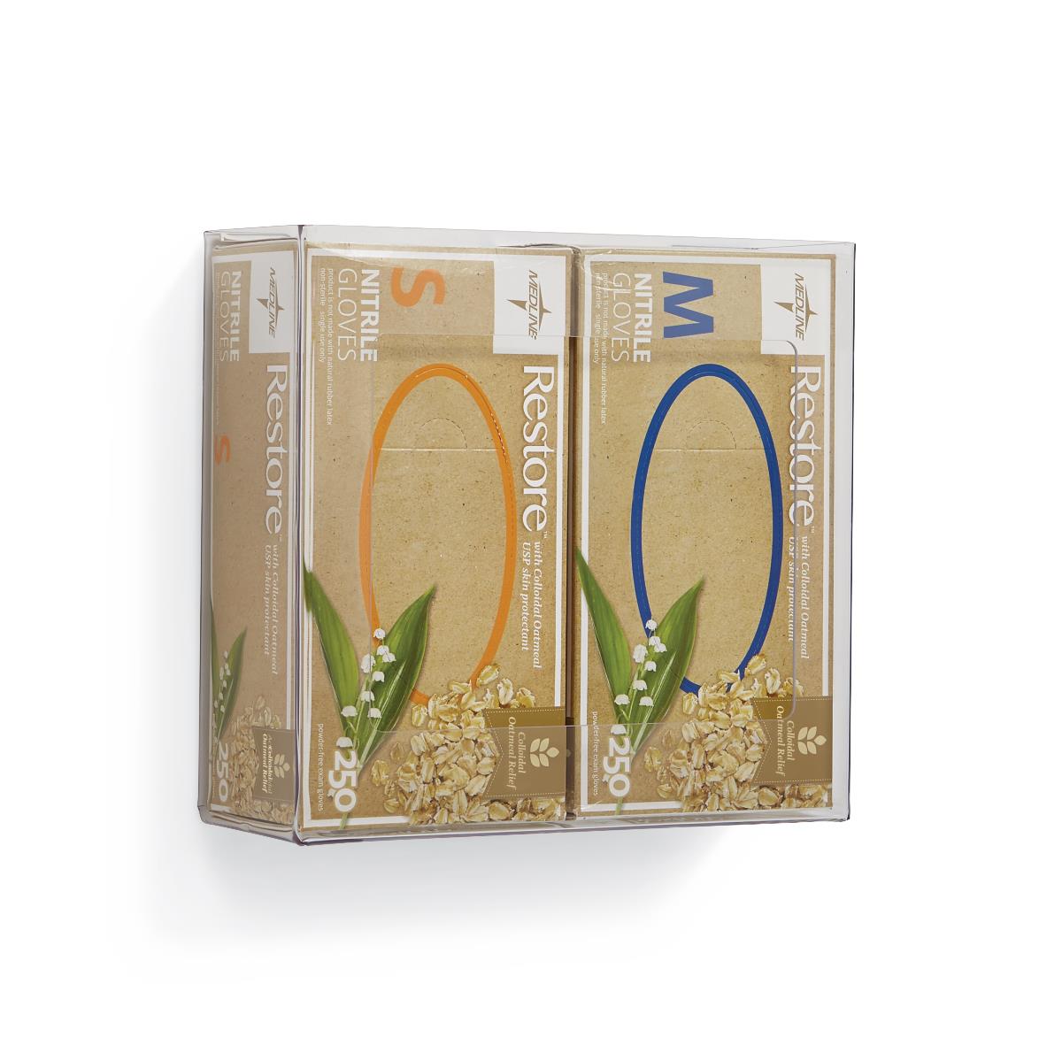 Medline Clear Plastic Glove Dispensers
