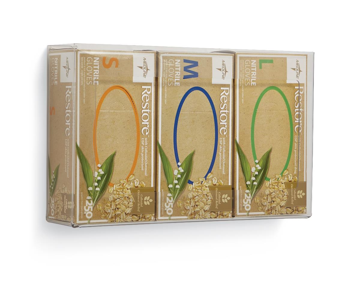 Medline Clear Plastic Glove Dispensers