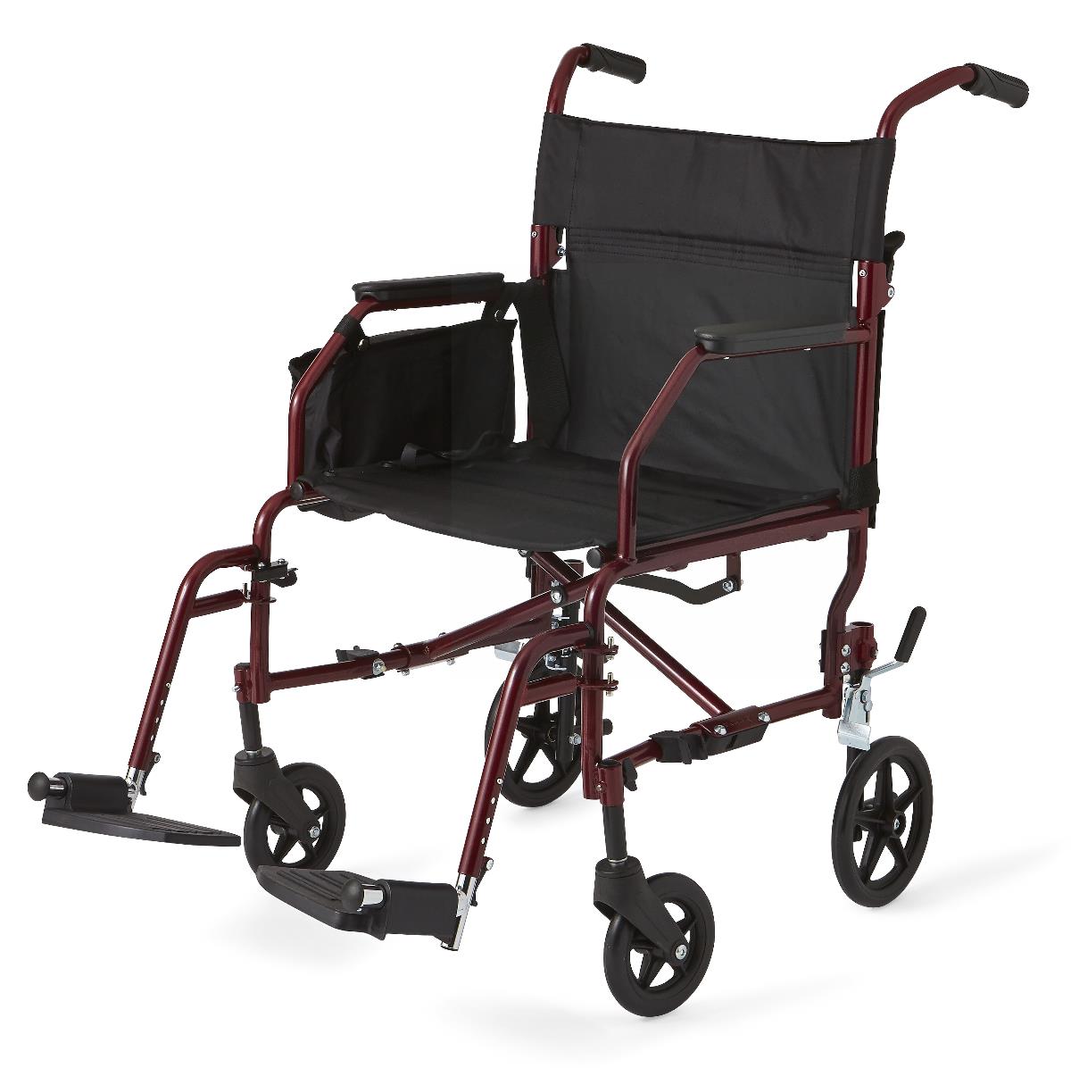 Medline Basic Steel Transport Chairs with 8" Wheels