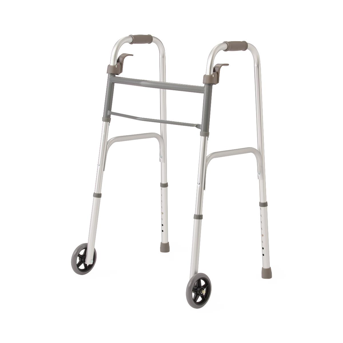 Medline Folding Paddle-Release Walkers
