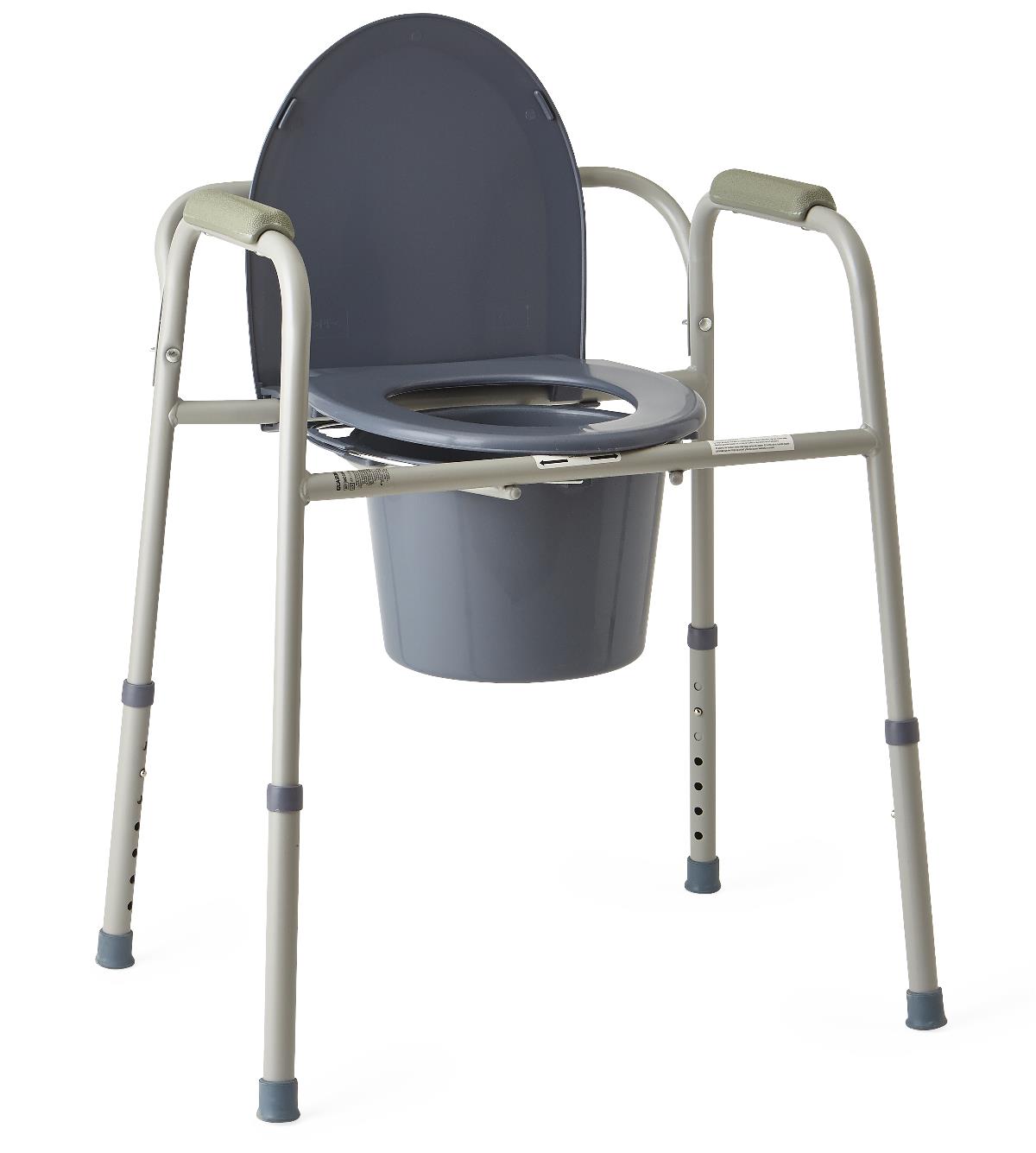 Medline Steel 3-in-1 Folding Commodes