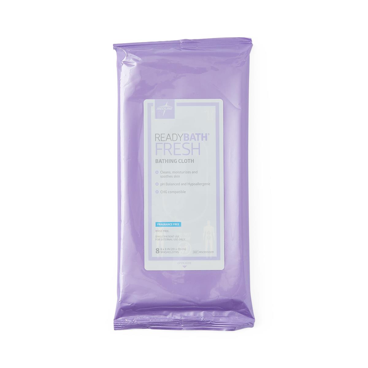 Medline ReadyBath Fresh Standard-Weight Bathing Cloths