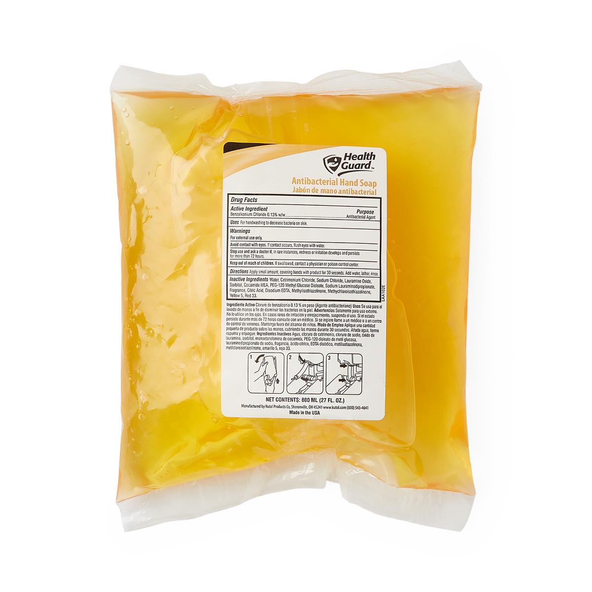 Medline HealthGuard Antibacterial Liquid Hand Soap